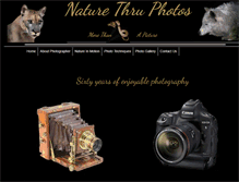 Tablet Screenshot of naturethruphotos.com